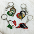 No Minimum Wholesale Custom 3D Logo Alloy Keychain